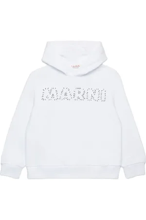 Marni Hættetrøje med logo-applikation