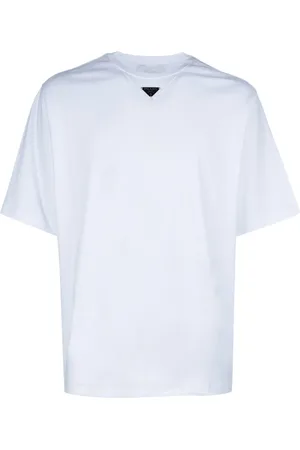 Prada T-shirt med trekantet logo