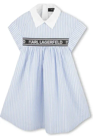 Karl Lagerfeld Stribet skjortekjole