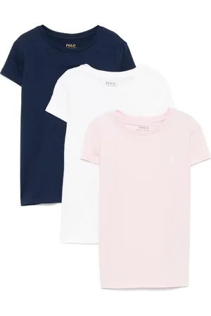 Ralph Lauren T-shirt i bomuld med rund hals (sæt med tre)