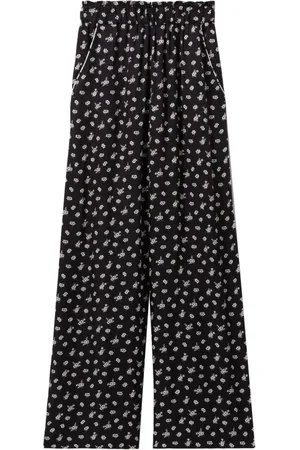Claudie Pierlot Palazzo-bukser med blomstertryk