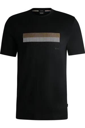 HUGO BOSS T-shirt med stribe-broderi