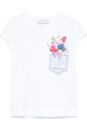 MONNALISA T-shirt med blomstertryk