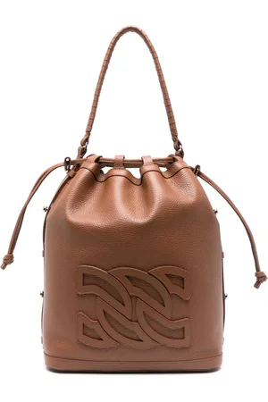 Casadei Bucket-taske i læder