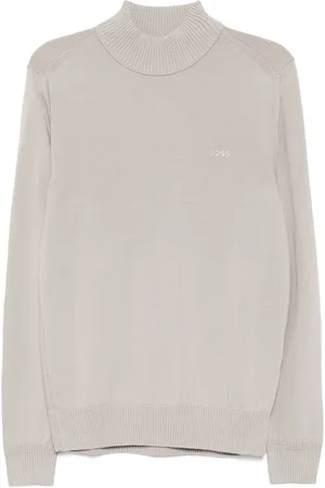 HUGO BOSS Trøje med broderet logo