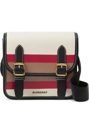 Burberry Satchel-taske i læder med lynlås