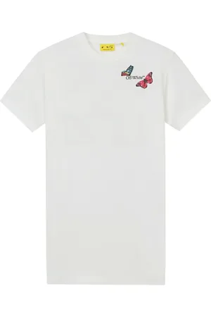 OFF-WHITE T-shirt-kjole med tryk