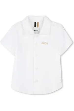 HUGO BOSS Polo med broderet logo