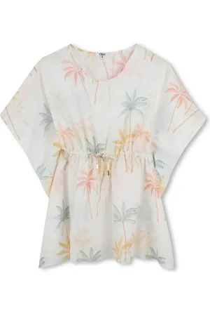 Chloé Kjole med Palm Grove-tryk