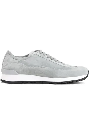 JOHN LOBB Sneakers i ruskind med paneler