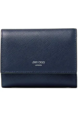 Jimmy Choo Lille Rian læderpung med logotryk