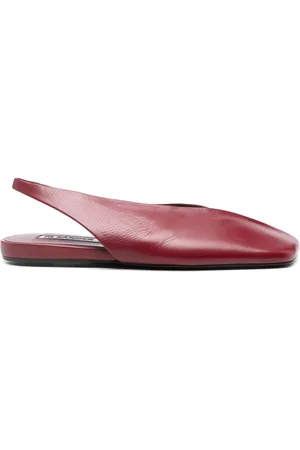 Jil Sander Flade ballerinaer i læder