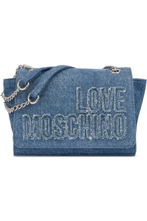Moschino Skuldertaske med broderet logo