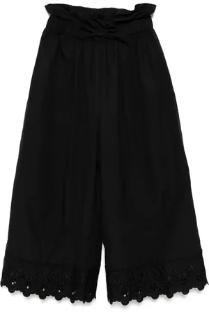 Simone Rocha Cropped bukser med flæsetalje