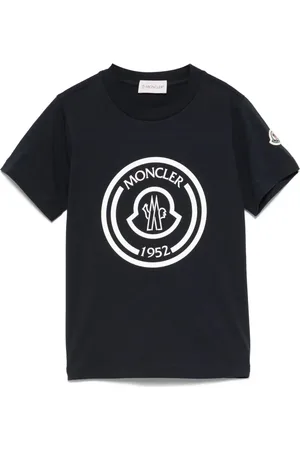 Moncler T-shirt i bomuld med optisk logo