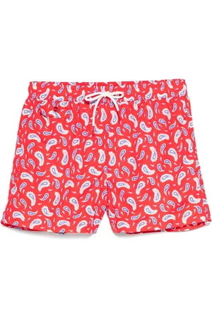 Kiton Badeshorts med paisleytryk
