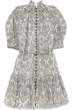 ZIMMERMANN Kort Wylie Lantern kjole