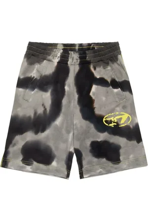 Diesel Shorts med batiktryk