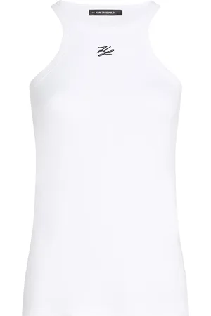 Karl Lagerfeld Tanktop med broderet logo