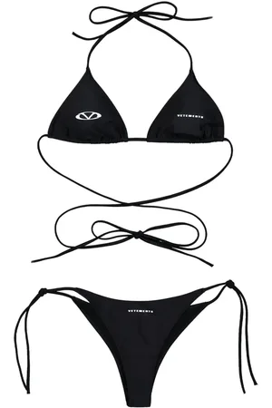 Vetements Bikinisæt med logotryk