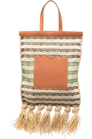 Jil Sander Vævet shopper-tote