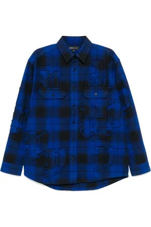 Purple Brand Gothic P skjorte i flannel