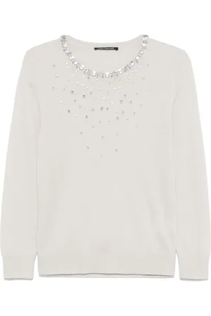 Luisa Cerano Sweater med rhinsten