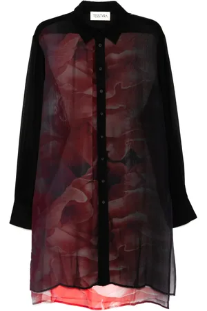 Tessitura Body Couture Skjorte med grafisk tryk