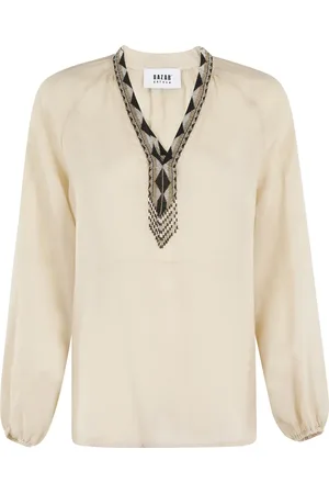 Bazar Deluxe Bluse med perledetalje