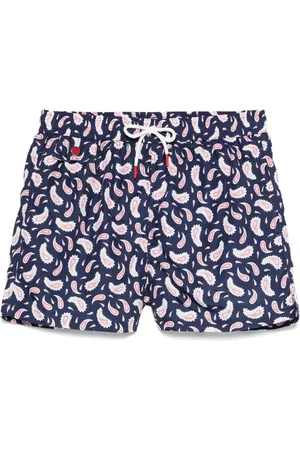 Kiton Badeshorts med paisleytryk