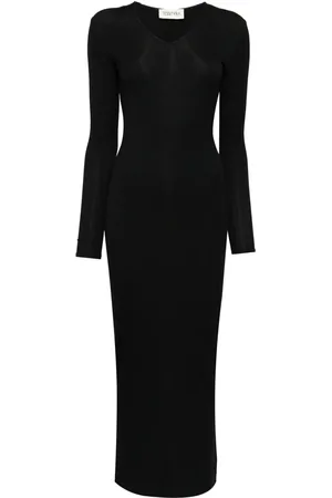 Tessitura Body Couture Ensfarvet kjole