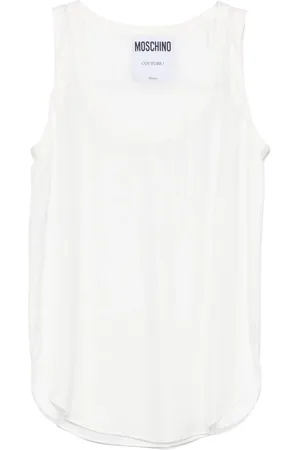 Moschino Tanktop med broderet logo
