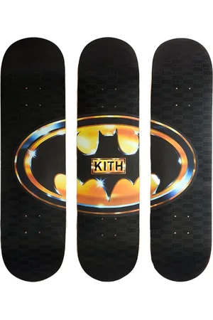 KITH Batman 1989 Triptych "Black" skateboard (sæt med tre)