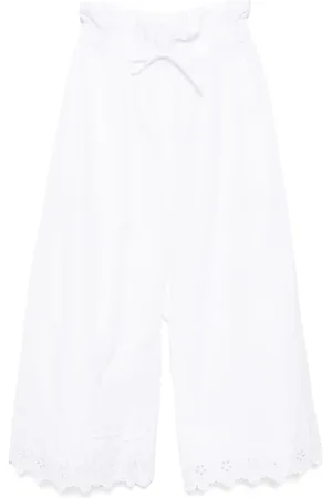 Simone Rocha Cropped bukser med flæsetalje