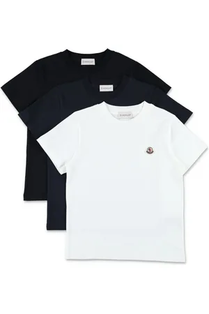 Moncler T-shirt med logotryk (pakke med 3)