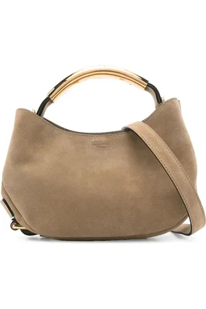 Moschino Handle Me tote i ruskind
