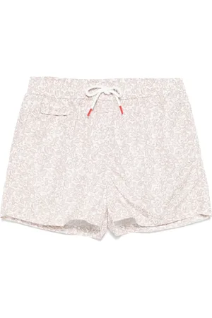 Kiton Badeshorts med blomstertryk