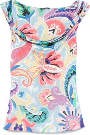 Etro Tanktop med paisleytryk