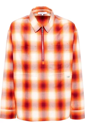 Maison Kitsuné Skotskternet skjorte