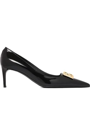 Dolce & Gabbana 90 mm pumps med logoplade
