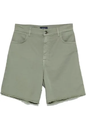 FAY Denimshorts med frynset kant
