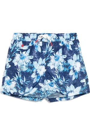 Kiton Badeshorts med blomstertryk