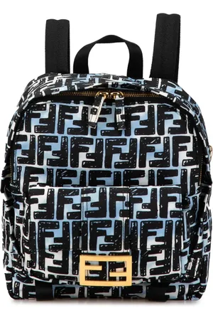 Fendi Lille Joshua Vides baguette rygsæk i nylon fra 2010-2024