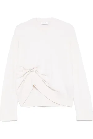LANEUS Asymmetrisk sweater med rund hals