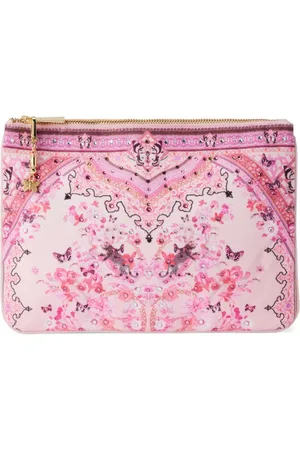 Camilla Lille clutch i lærred