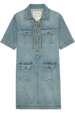 Zadig & Voltaire Kort kjole i denim