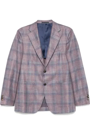 CARUSO Skotskternet blazer