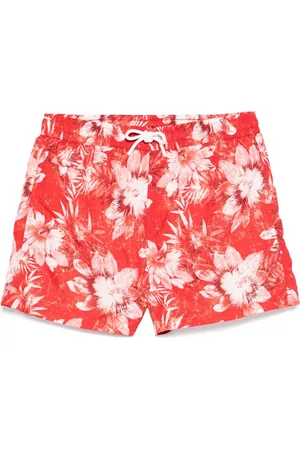 Kiton Badeshorts med blomstertryk