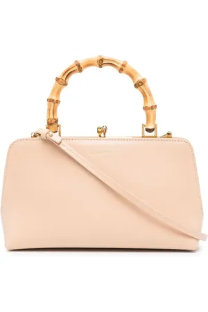 Jil Sander Tote-taske med bambushåndtag
