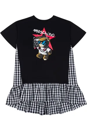 Moschino T-shirt-kjole med logo